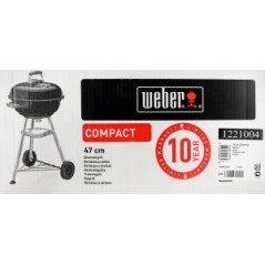 Weber Compact Kettle Havegrill Sort